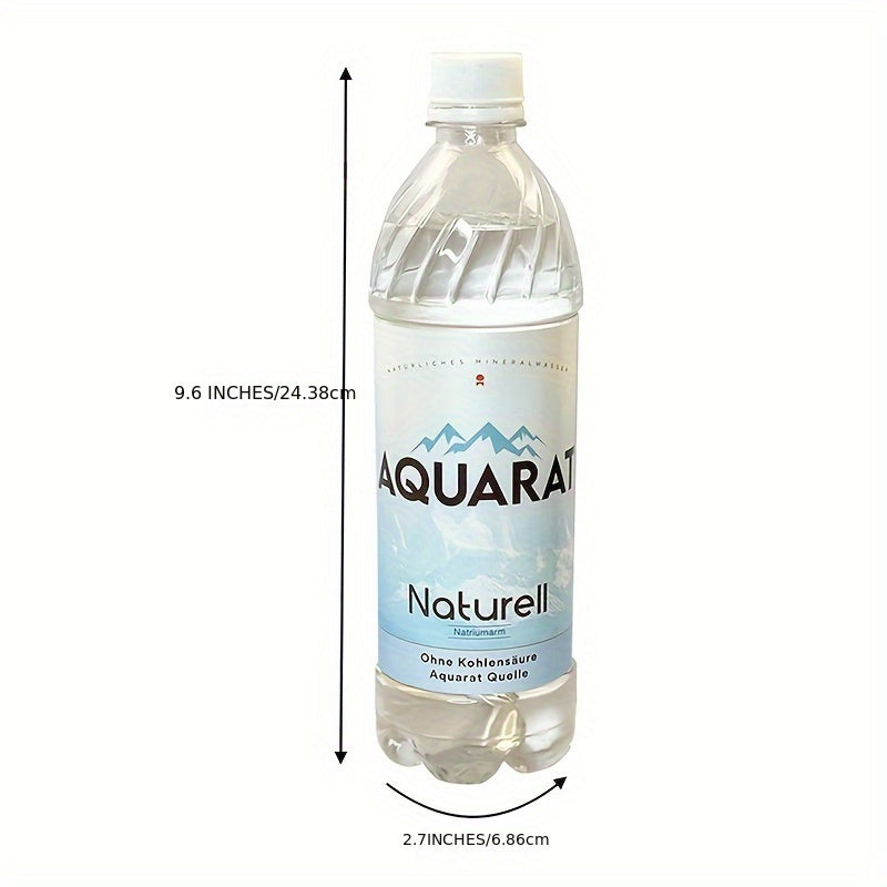 1pc AQUARAT Noturell Diversion Safe Water Bottle - Plastic Hidden Storage with Combination Lock, Secret Compartment Container for Money, Jewelry, Valuables - Creative Disguised Fake Water Bottle Cache