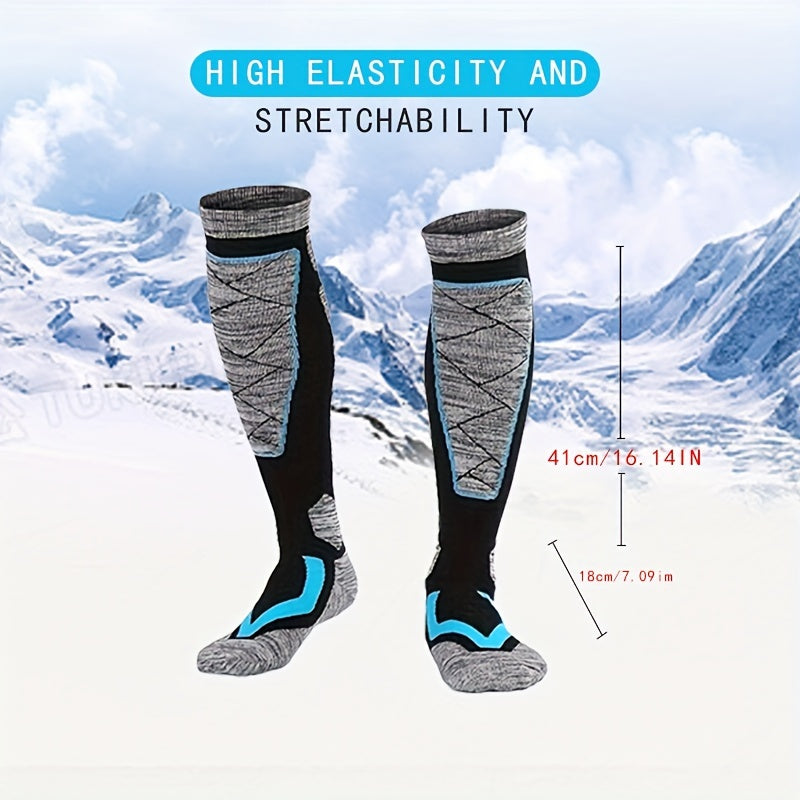 1pair Outdoor Comfortable Thermal Socks For Skiing, Hiking, Snowboarding & Climbing!