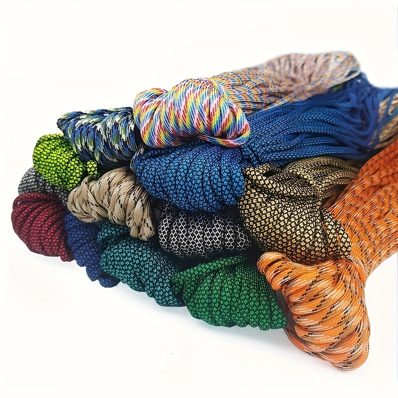 10m/20m/30m 4mm Thick Braided Paracord For Camping And Hiking, Handmade DIY Rope
