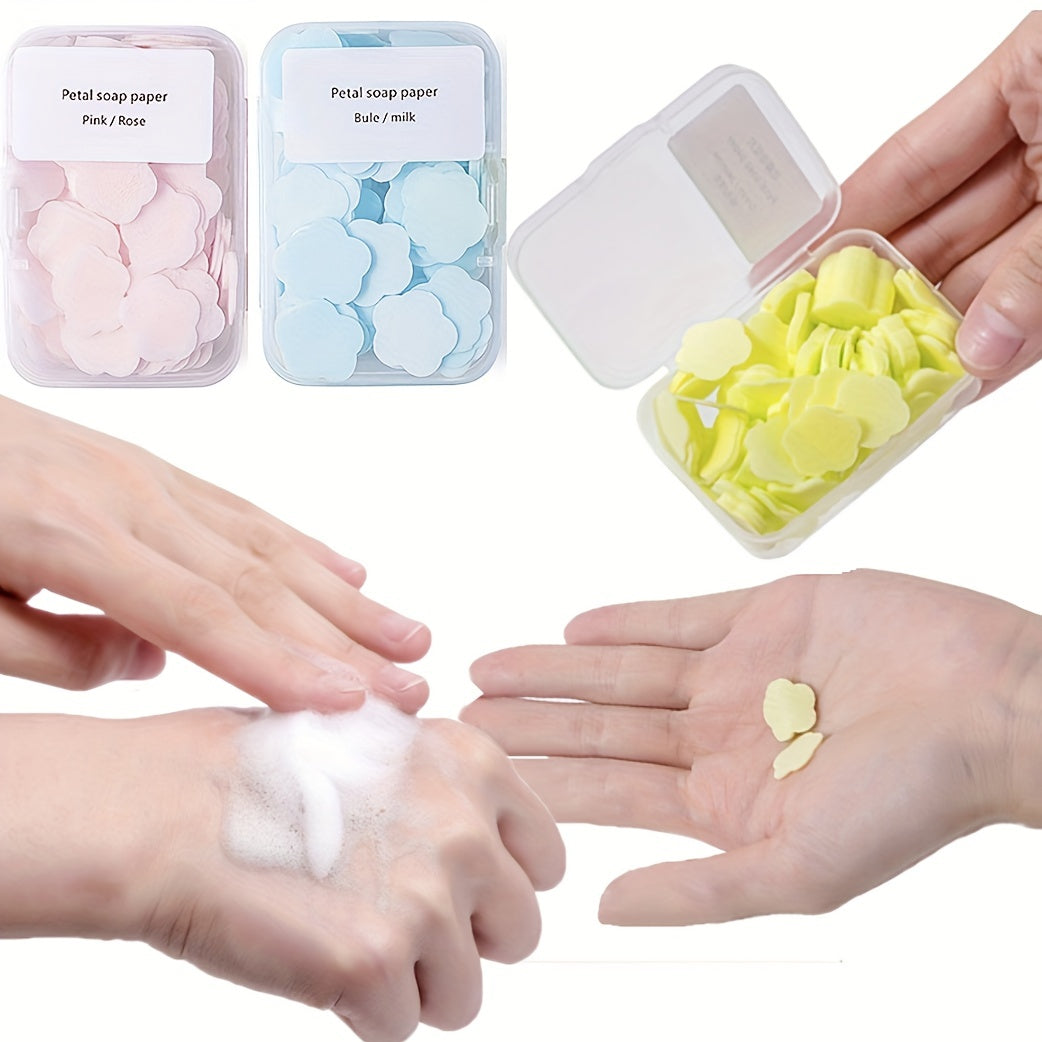 200pcs Portable Hand Washing Soap Sheets - Convenient and Hygienic Solution for Outdoor Activities and Travel