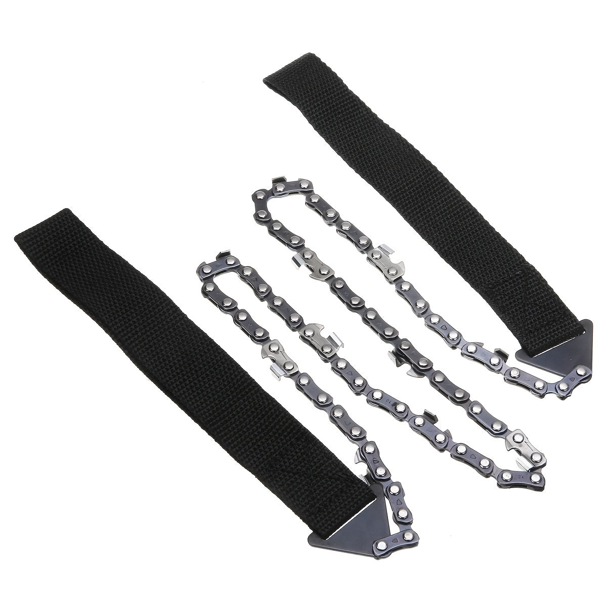 The Ultimate Pocket Chain Saw: Portable, Non-Slip Handle & Sharp Teeth Blades for Garden, Wood Cutting, Hiking & Camping!