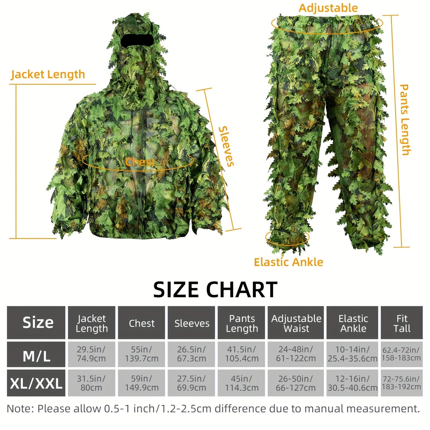 Set of for Geely Uniforms 3D Leaf Camouflage Uniform Tactical Equipment Clothing