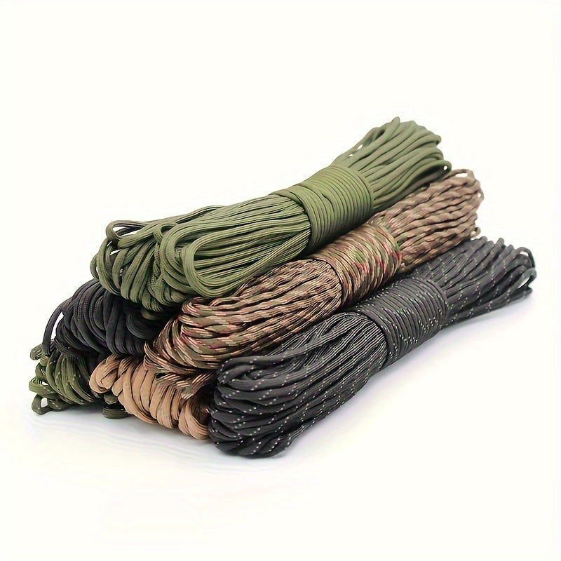 10m/20m/30m 4mm Thick Braided Paracord For Camping And Hiking, Handmade DIY Rope