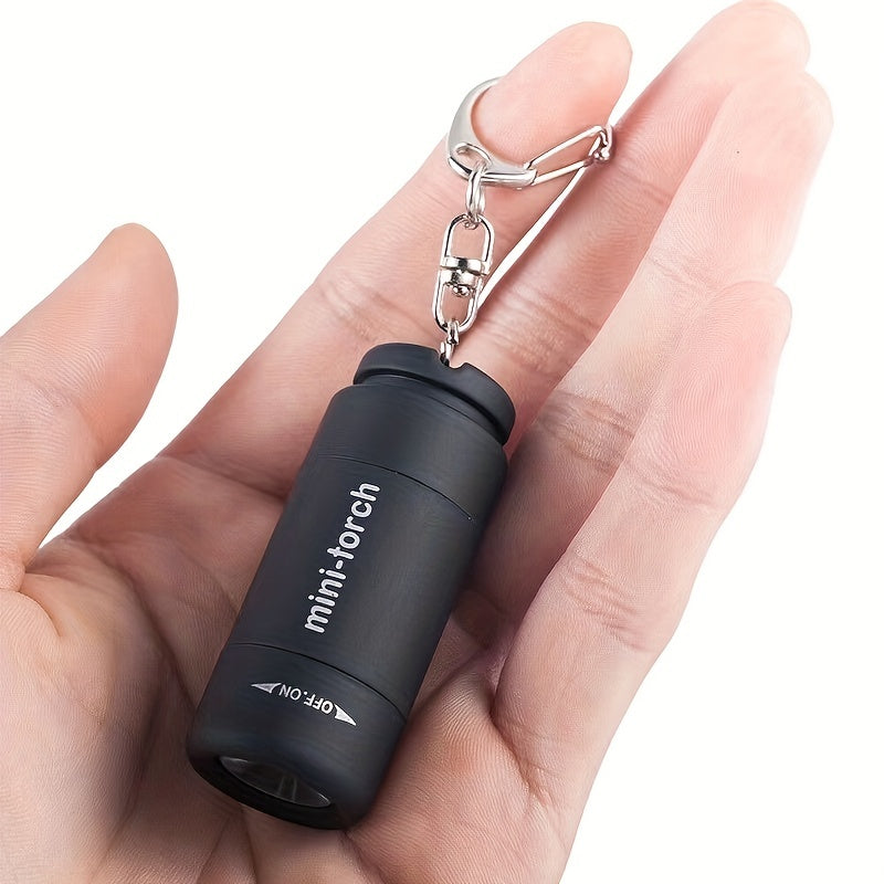 USB Rechargeable Portable Flashlight Keychain Mini Torch Camping Ultra Bright Lamp Outdoor Supplies