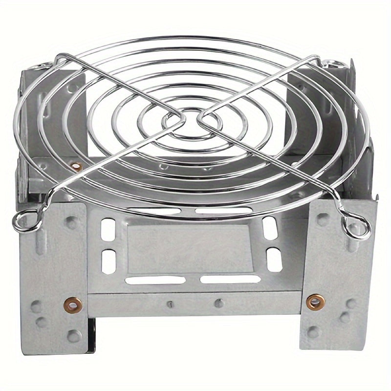 2pcs/set, Lightweight & Durable Folding Camp Stove, Portable For Outdoor Camping Hiking BBQ