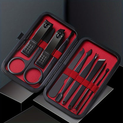 [Customer Favorite] 10/24pcs Nail Clippers Manicure Tool Set, with Portable Travel Case, Cuticle Nippers And Cutter Kit, Professional Nail Clippers Pedicure Kit, Grooming Kit for Travel