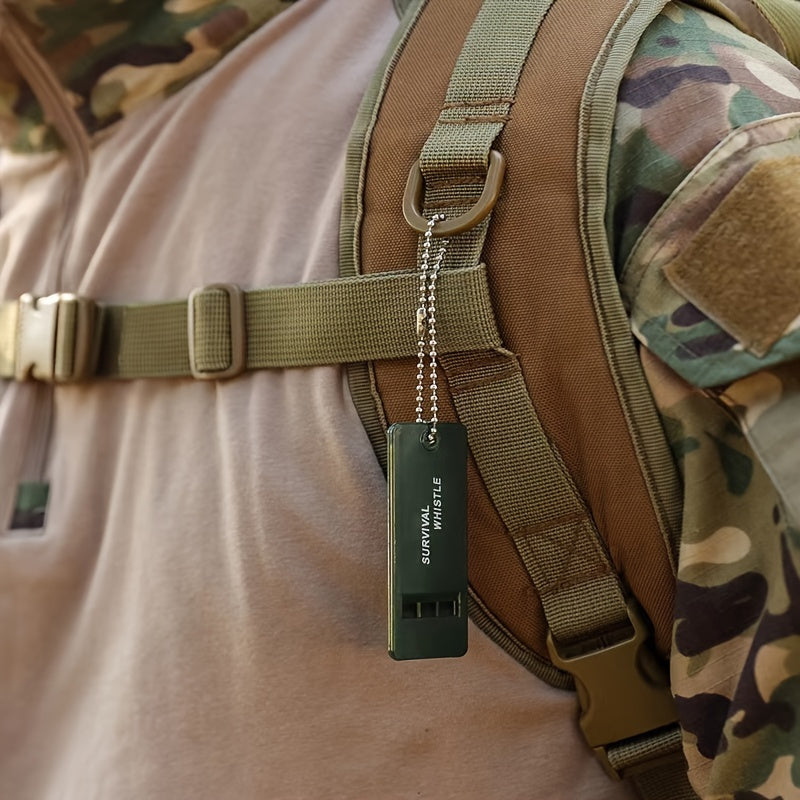 High-Pitched Survival Whistle: Loud, Durable, and Easy to Carry - Ideal for Earthquakes, Camping, and Hiking