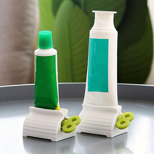 Easy-Use Manual Toothpaste Squeezer - Multi-Color, Space-Saving Dispenser for Bathroom Organization