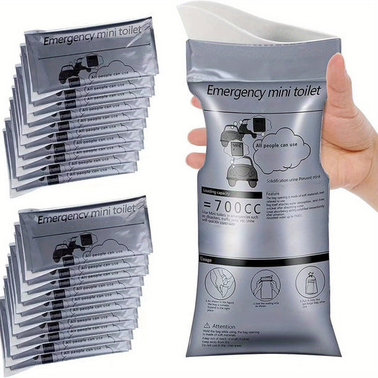 Emergency Mini Toilet: Portable Urination Bag for Men and Women - Suitable for Long Drives
