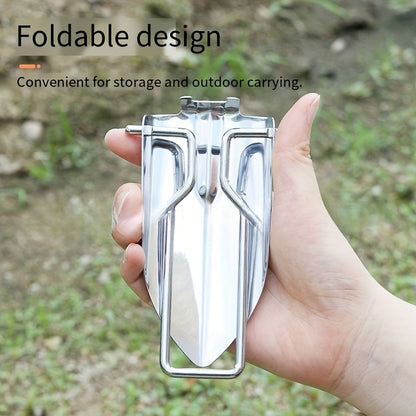 Compact Folding Shovel - Lightweight, Multi-Use for Gardening & Camping, Ideal for Backpacking & Potted Plants
