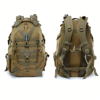 Waterproof 40L Camping Backpack - Tactical Storage Bag for Men and Women - Ideal for Outdoor Travel, Climbing, and Hiking - Durable and Spacious