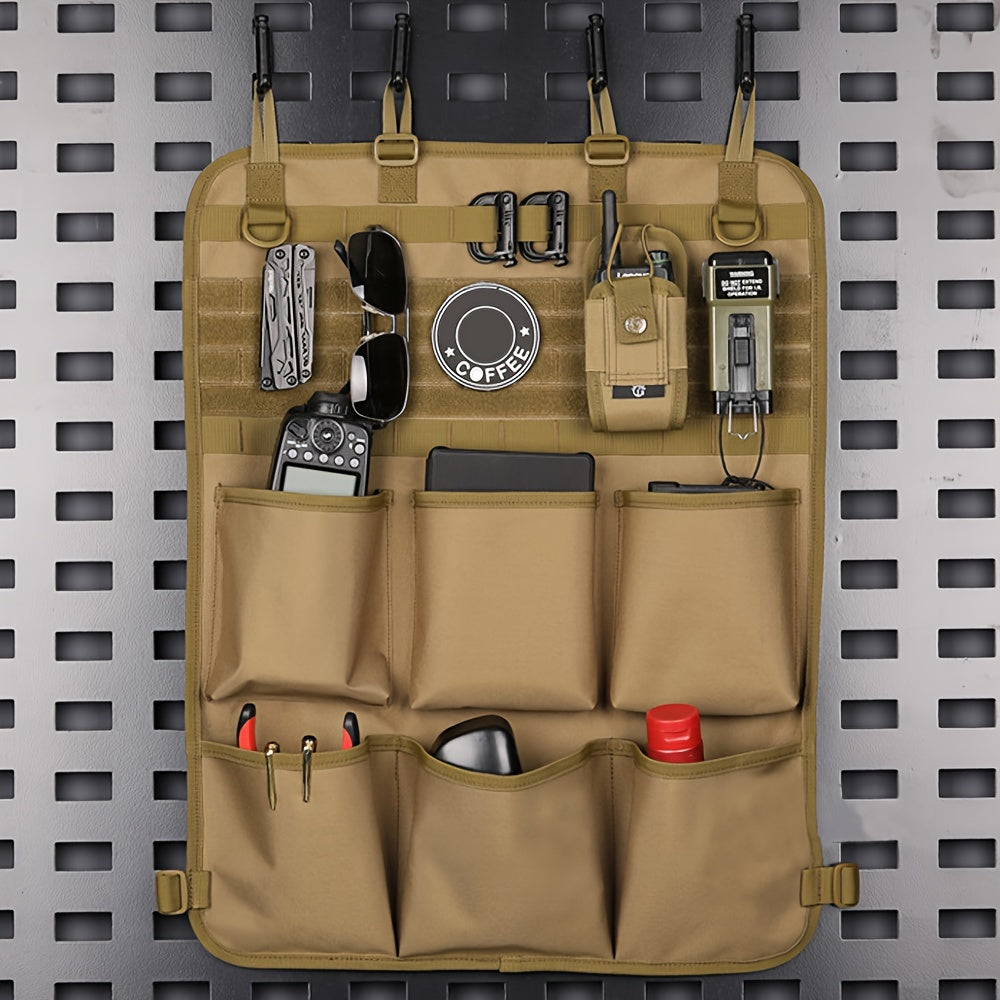 Car Seat Back Organizer, Camping Accessories Wash Bag With Adjustable Strap, Toiletry Bag For Outdoor Camping