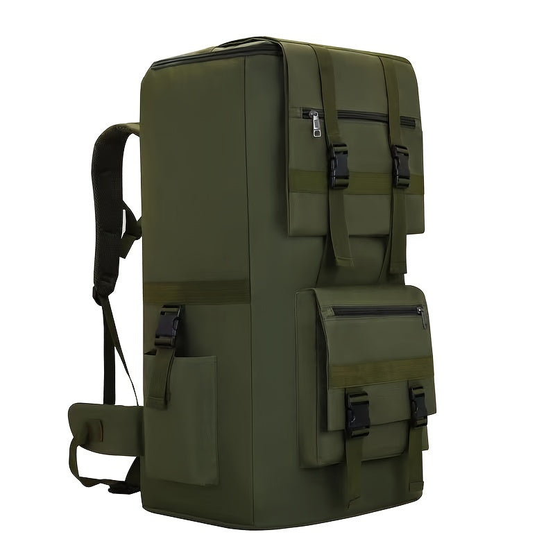 120L Extra Large Capacity Mountaineering Bag, Outdoor Travel Backpack, Men's Business Trip Duffel Bag, Waterproof Large Backpack
