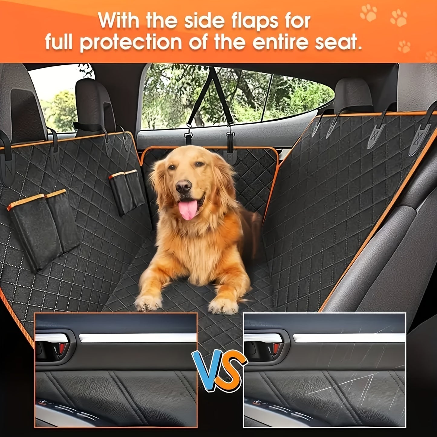 Dog Car Mat For SUV And Trunk, Pet Car Mat For Large Medium Dogs, Waterproof, Anti-dirty And Anti-scratch, Durable