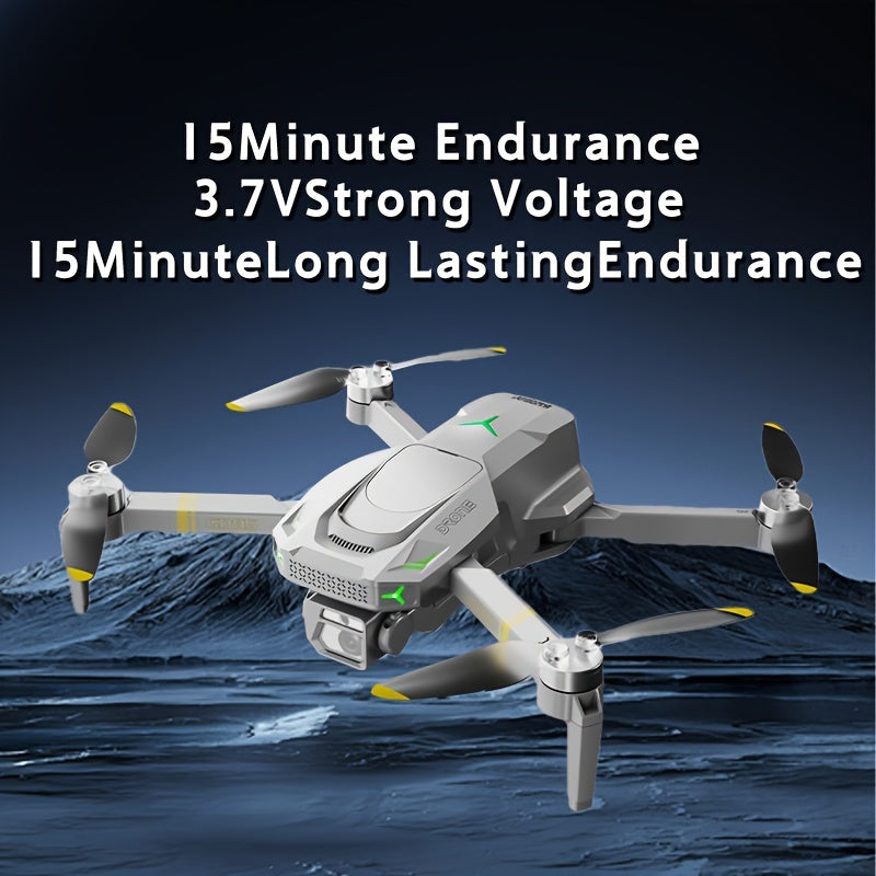Global Drone HD drone with counter-Shake ESC, 360° Obstacle Avoidance, Long Battery Life, APP Live Streaming, High-Frequency Remote Control, Ambient Lighting & Gesture Photography - Includes Spare Blades, Storage Bag & Protective Cover