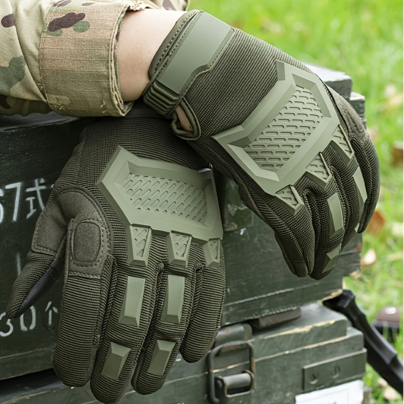 1pair Thickened Windproof Windproof Touchscreen Gloves, For Outdoor Cycling, Driving