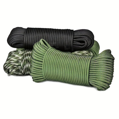 4mm 7 Strand Core Cord Lanyard Rope, 3/16/31m Camping DIY Bracelet Making Outdoor Multi-functional Accessories