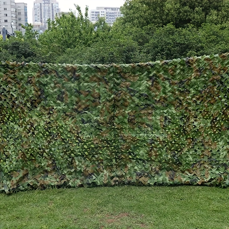 Versatile Camo Netting for Outdoor Use - Perfect for Hunting, Fishing & Tent Concealment, Durable Polyester